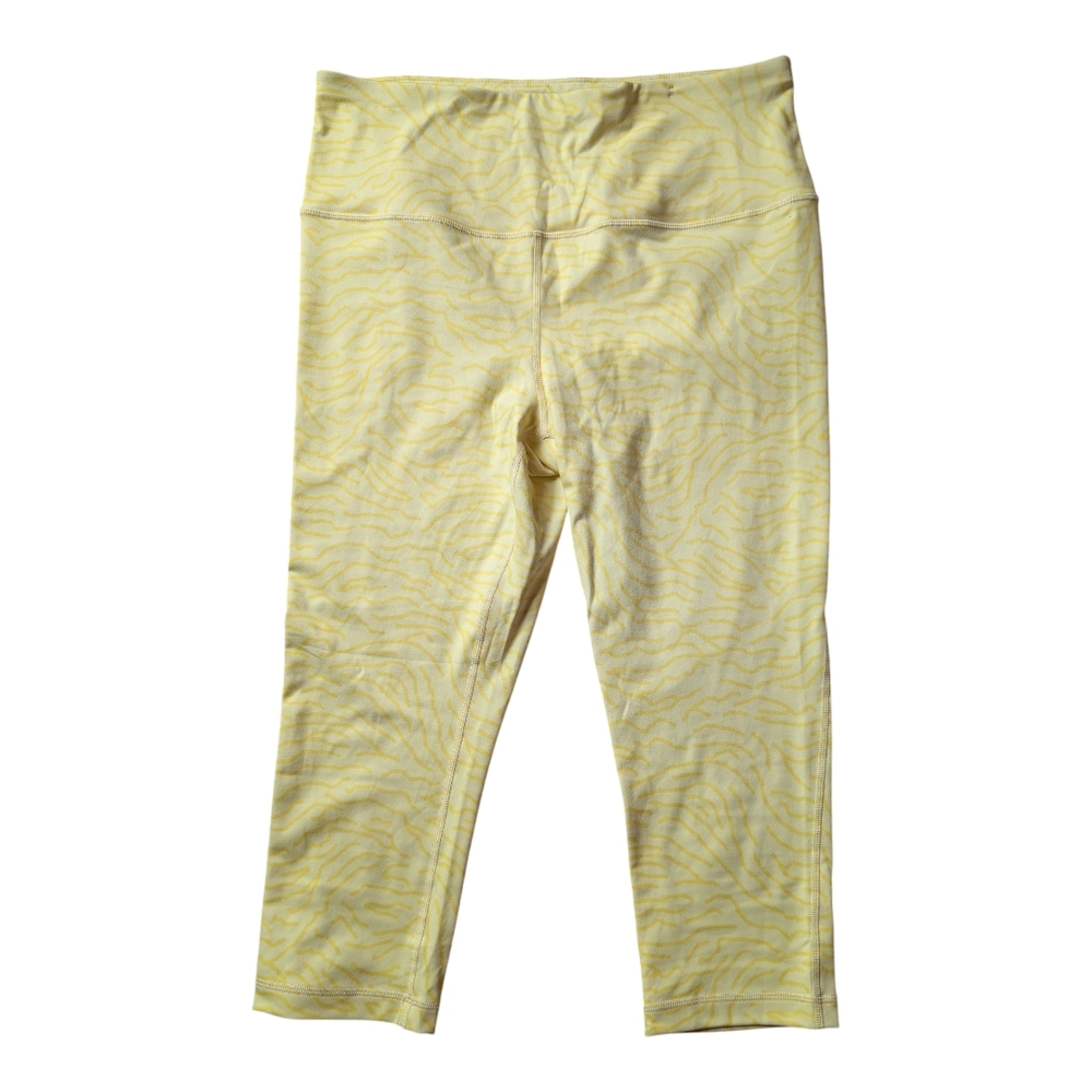 🎀Athletic Works Yellow Patterned Leggings